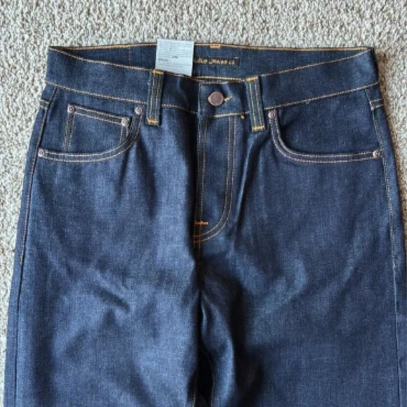 NWT Nudie Jeans Co Men’s Steady Eddie II Tapered Dry True Denim Jeans - Picture 3 of 8